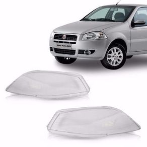 Lente Farol Ld Fiat Palio 2008/ Policarbonato