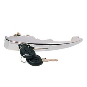 Macaneta Pta Ext Dt Fusca 1300 77/96 Brasilia 73/81 2P Cromada C/Chave
