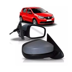 Retrovisor Externo Logan/ Sandero 15/ C/Controle S/Pisca Manual Ld