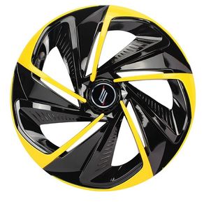 Calota Univ Sportiva Nitro Aro 14 Mod Preta/Amarela