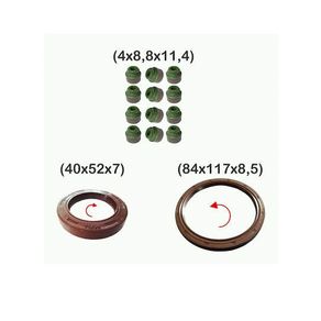 Retentor Kit Versa/ March 1.0 12V 3Cil 15/ (Valvula/ Volante/ Girab Dt)