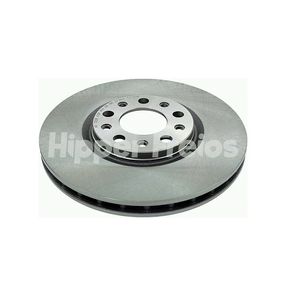 Par de Disco Freio Dt Toro 1.8/ 2.0/ 2.4 16V 17/ Renegade 1.8/ 2.0 16/ Compass 2.0 17/ Ventilado S/ Cubo