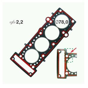 Junta Cabec Palio/ Siena/ Punto/ Idea/ Strada/ Doblo 1.6 Etorq 08/13 (Fibra Sobre Medida) 3.0Mm