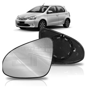 Suporte Retr Etios 11/13 (Encaixe Redondo) C/ Vidro Metalizado Le