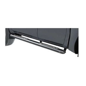 Spoiler Lat Ranger Cab Dupla /12 Oval Preto (C/ Kit Fixacao)