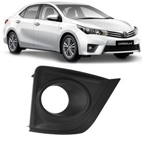 Grade Para-Choque Inferior Dt Corolla 15/17 C/ Furo Ld