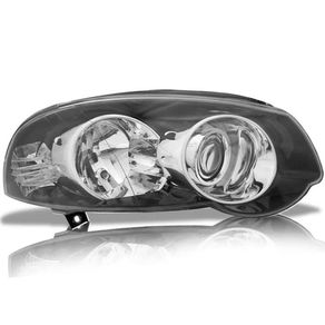 Farol Palio Elx 10/ Siena/ Strada 08/ Preto/ Canhao Cromado Le