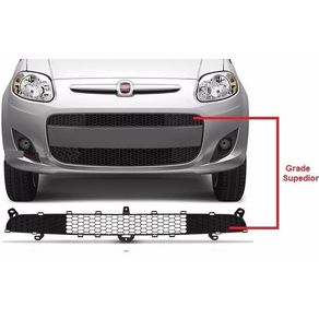 Grade Para-Choque Superior Dt Palio 12/ Preta