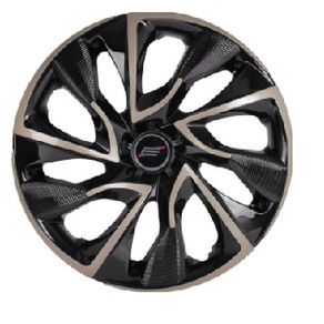 Jogo de Calota Universal Sportiva Ds4 Aro 13 Modelo Preta Dourada