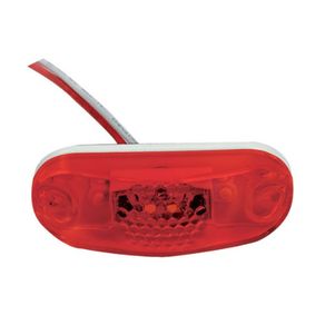 Lanterna Placa Onibus 2 Leds (Acrilica) Vermelha