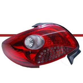 Lanterna Traseiro Peugeot 207 Sedan 2009/ (Grade Vermelha)