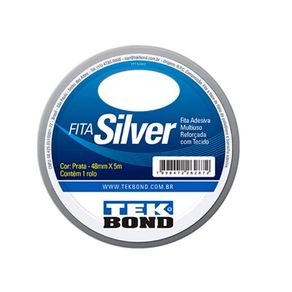 Fita Multiuso Tekbond Prata 48Mm X 5M