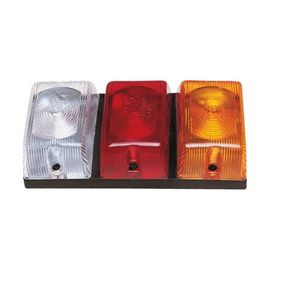 Lanterna Traseiro Universal (Conjunto 3 Lentes Borda Redond