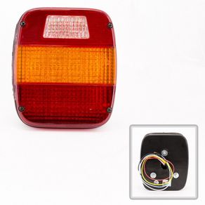Lanterna Traseiro Ford Vw com 22 Leds Bivolt Sem Vigia Tric