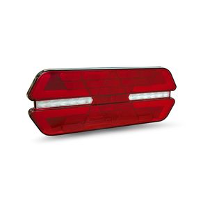 Lanterna Traseiro Sinalizadora Led Triplo X 24V Bicolor Le