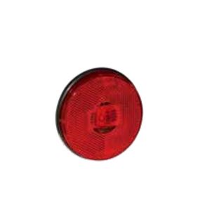 Lanterna Lateral Tipo Guerra Led Vermelho com Conector 85Mm