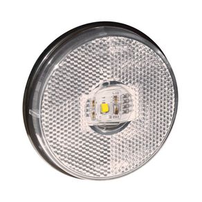 Lanterna Lateral Tipo Guerra Led Cristal com Conector 85Mm