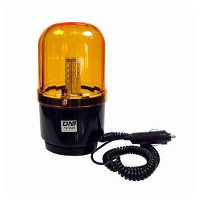 Lanterna Luz Sinalizacao Efeito Rotativo Ambar Fixacao Magn