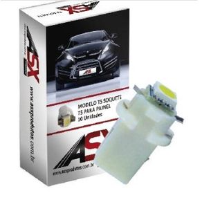 Lampada Base Plastica 12V Painel ( Branca)