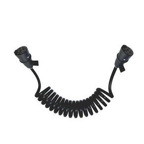 Chicote Eletrico Espiral Engate Linha Leve Pesada 7 Polos