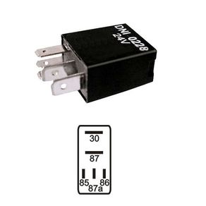 Rele Mini Auxiliar Reversor Caminhoes Atego Axor O500 Of Oh