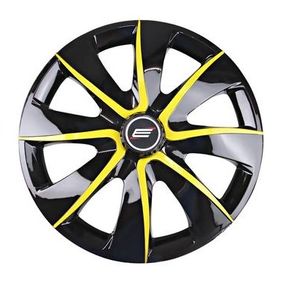 Calota Univ Sportiva Prime Aro 14 Mod Preta/ Amarela