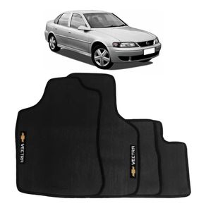 Tapete Vectra /04 Astra /95 Corsa 02/ Preto (4 Pcs)