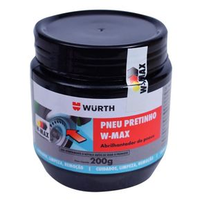 Produto Limpeza Limpa Pneu Pretinho Wurth W-Max Gel 200G