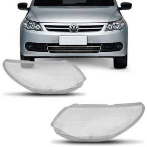 Lente Farol Gol/ Voyage G5 09/ Policarbonato Le