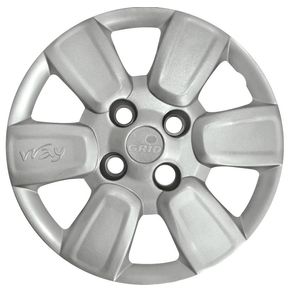 Jogo de Calota Universal Aro 14 Modelo Fiat Uno Way 14/ Cubo Baixo