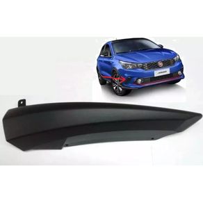 Grade Preta A Esquerda Para-Choque Acabamento Fiat Argo 2017/