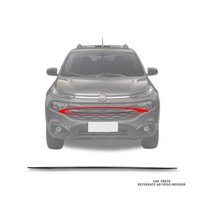 Grade Para-Choque Dt Toro 16/ (Friso Inferior da Grade Central Preto)