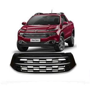 Grade Para-Choque Dt Toro 16/ (Capa Externa da Grade Preta Black Piano)