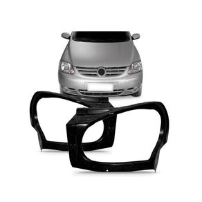 Moldura Alojamento Farol Esquerdo Vw Fox 2003/2010