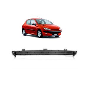 Para-Choque Dianteiro Alma de Aco Peugeot 206 ( Plastico )