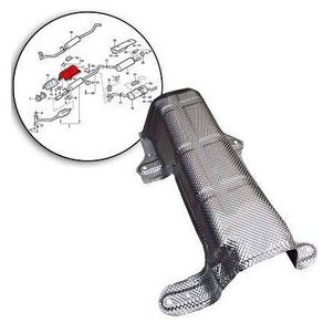 Chapa Carenagem Protetor Calor do Catalisador Celta 01/16 Prisma 08/12 Corsa Classic 94/ Montana 11/ Inter
