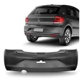 Para-Choque Ts Gol G8 18/ Preto Liso S/ F P/ Refletor