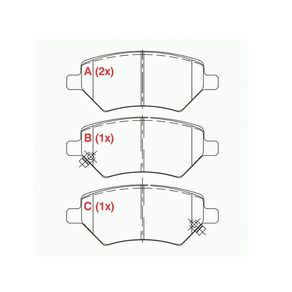 Pastilhas de Freio Dt Chery Tiggo 2.0 16V 2010/ Tiggo2 1.5 1