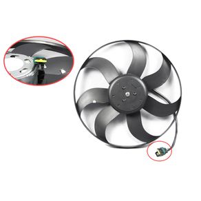 Motor Ventilador Radiador Sem Defletor 7 Pas Vw Gol Voyage
