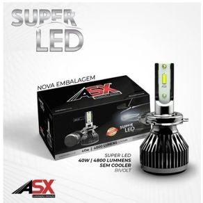 Lampada Super Led H7 Headlight Csp 40W 4800 Lumens Bivolt