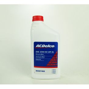 Óleo Motor 20W50 Sl Acdelco Sae Api Mineral 1L